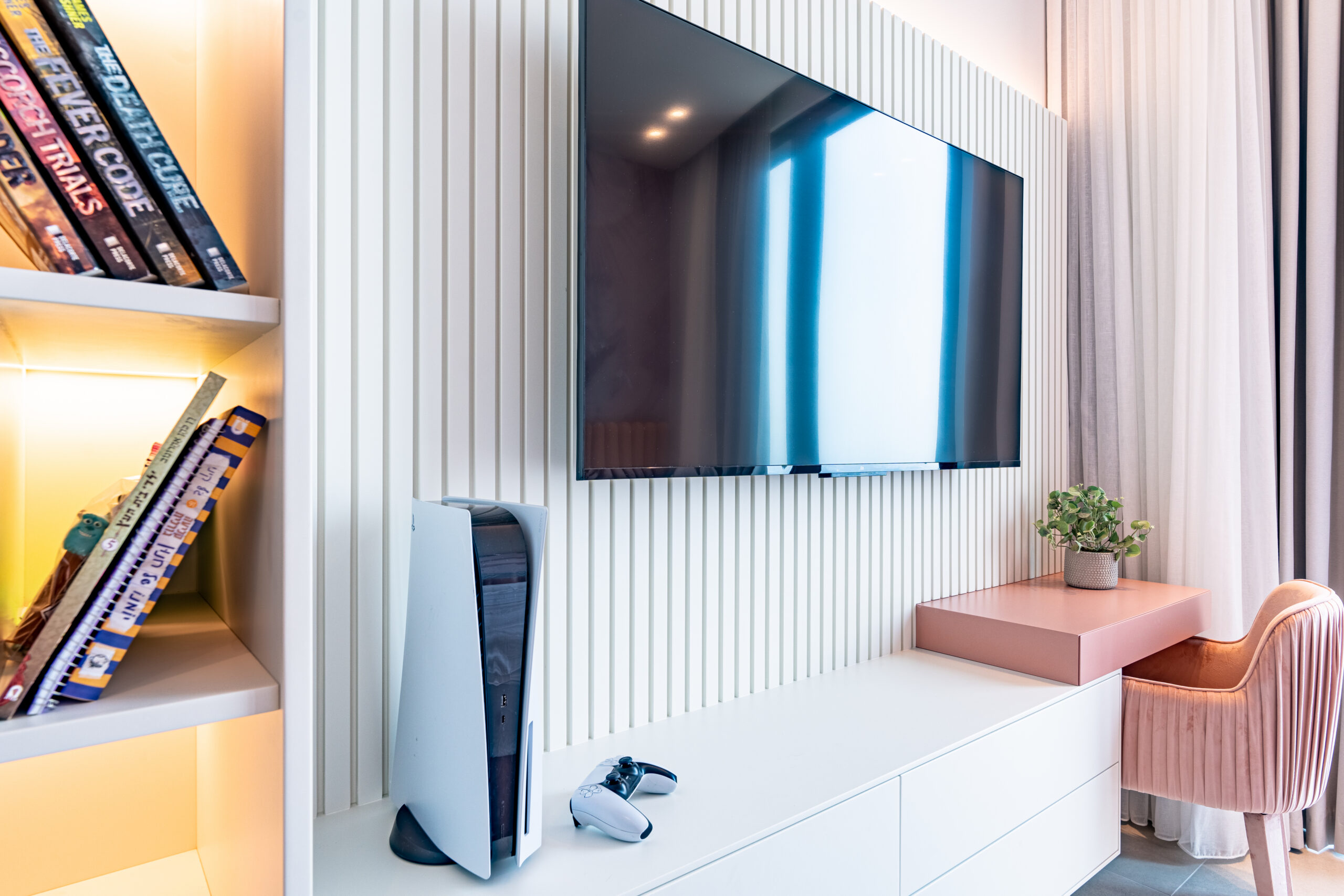 Bedroom seating area