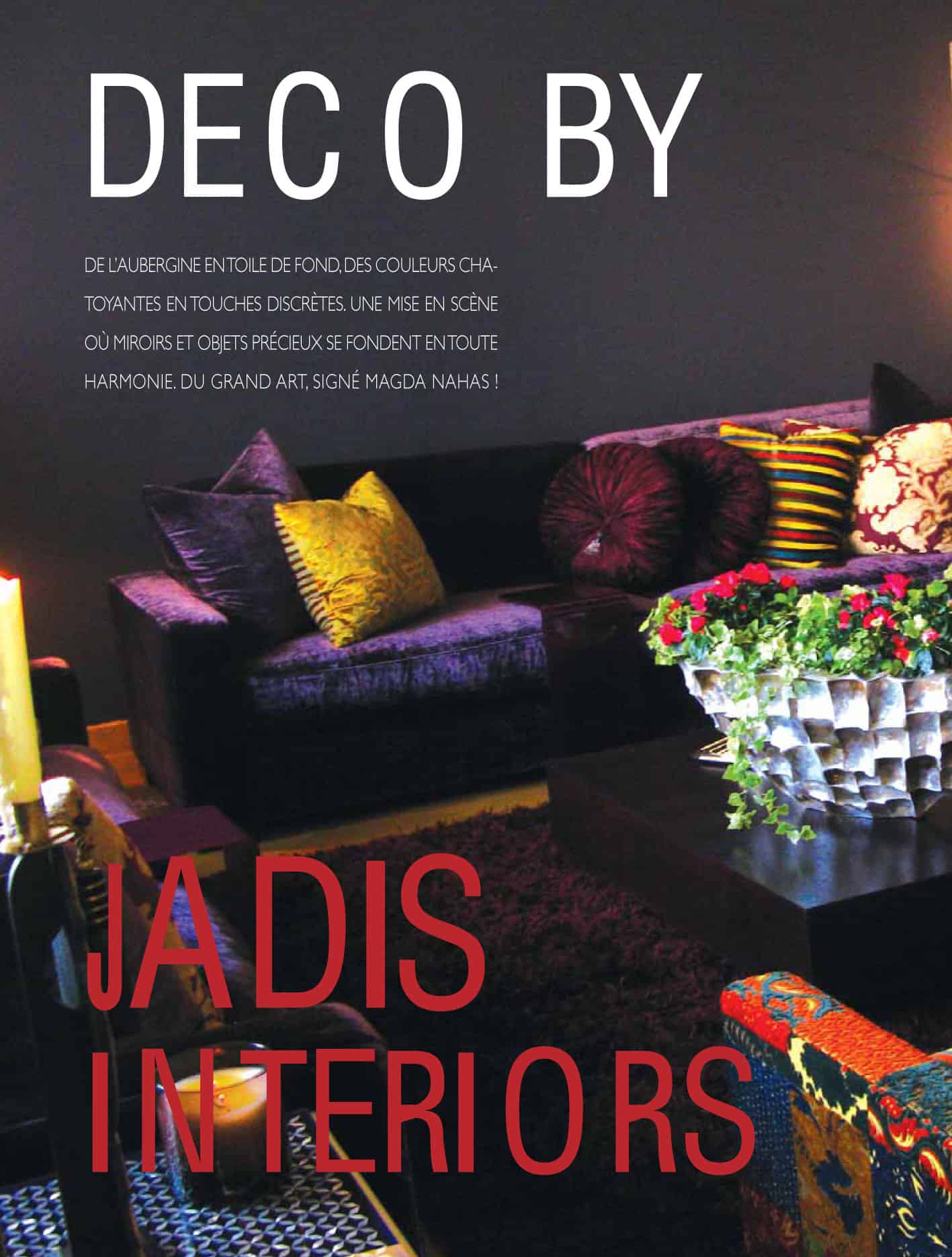 Deco by Jadis Interiors, English edition, press tearsheet